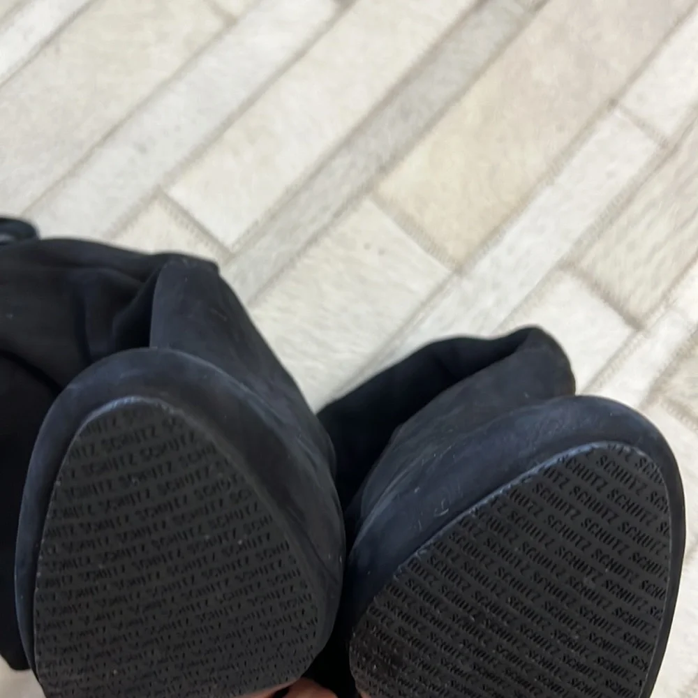 Schutz woman’s fringe /suede leather knee high boots - Picture 11 of 11